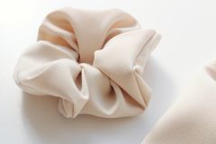 Beige Scrunchie ? — Elegant & Minimal Hair Accessory ?