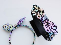Colorful Leopard Headband — Handmade with Love ??