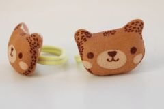 Cute Bear Hair Ties – Handmade Toddler Hair Elastics & Gift for Girls