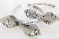 Grey Kitty Headband — Handmade with Love 🐾💫