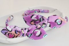 Purple Hearts Headband — Handmade with Love 💜💫