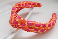Summer Headband with Colorful Dots – Handmade ??